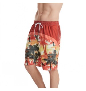 Quick Drying Beach Pants Swimming Trunks for Men Summer Surfing Boardshorts Mens Swimwear